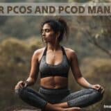 Woman practicing yoga for PCOS and PCOD management