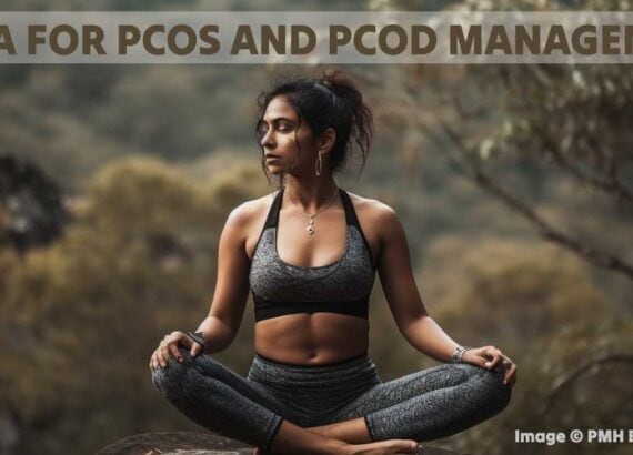 Woman practicing yoga for PCOS and PCOD management